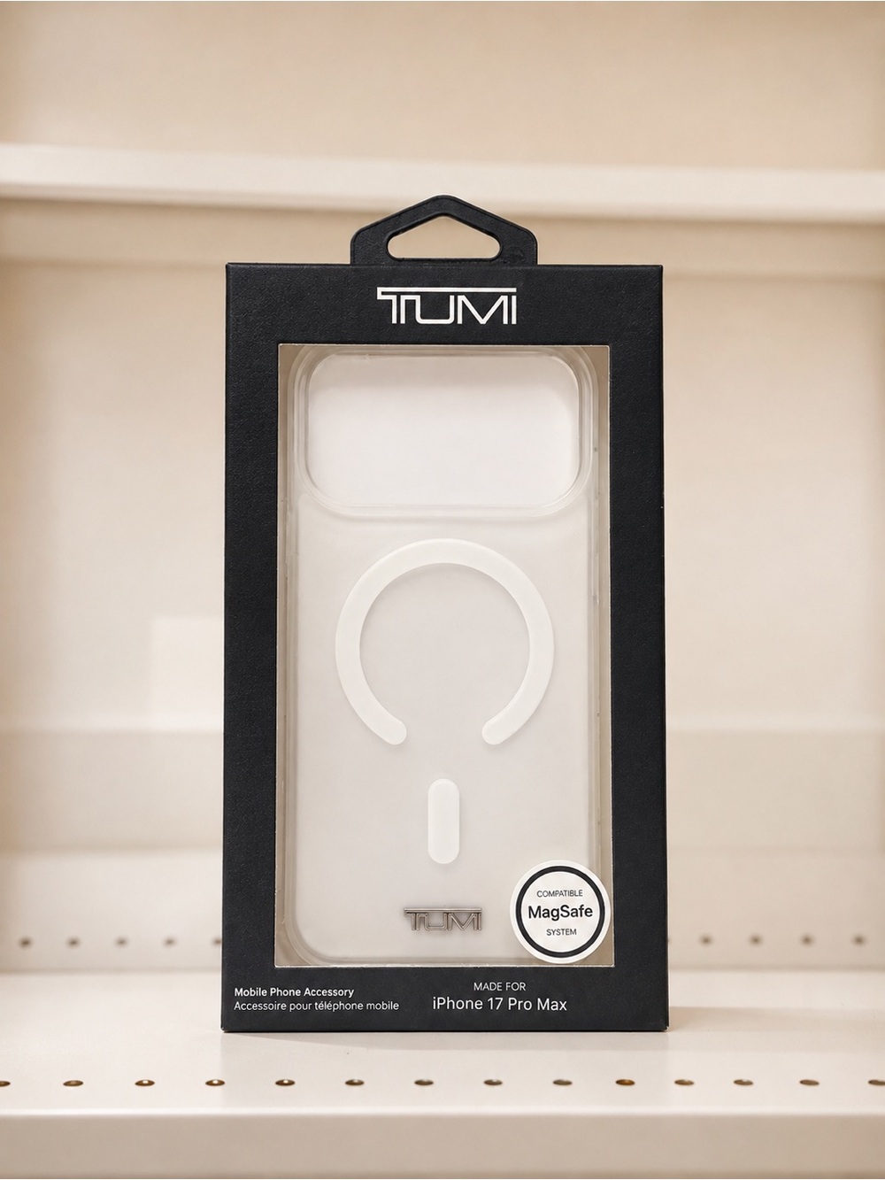 TUMI Clear MagSafe Case for iPhone 17 Pro Max